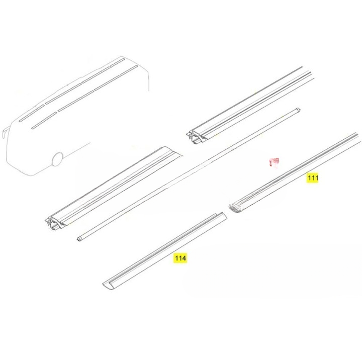 TRAVEGO 2011 СТЕКЛА ПОТОЛОЧНЫХ СВЕТИЛЬНИКОВ – 15 SHD