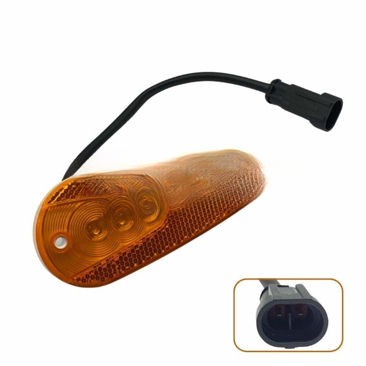 СВІТЛОДІОДНИЙ БІЧНИЙ ГАБАРИТНИЙ ЛІХТАР З ПАТРОНОМ-24V